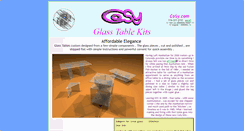 Desktop Screenshot of glasstables.cosy.com